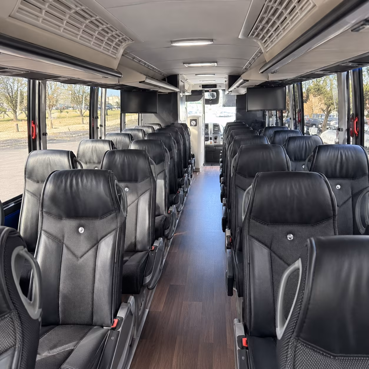 charter bus rentals for large group wine tours in leon county