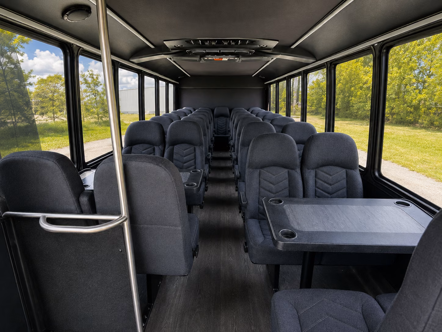 tallahassee 20 passenger minibus inside