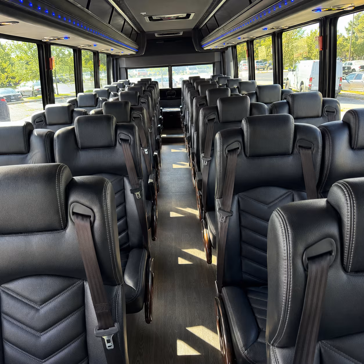 tallahassee 25 passenger minibus inside