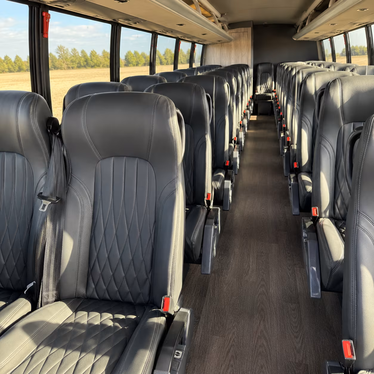 tallahassee 28 passenger minibus inside