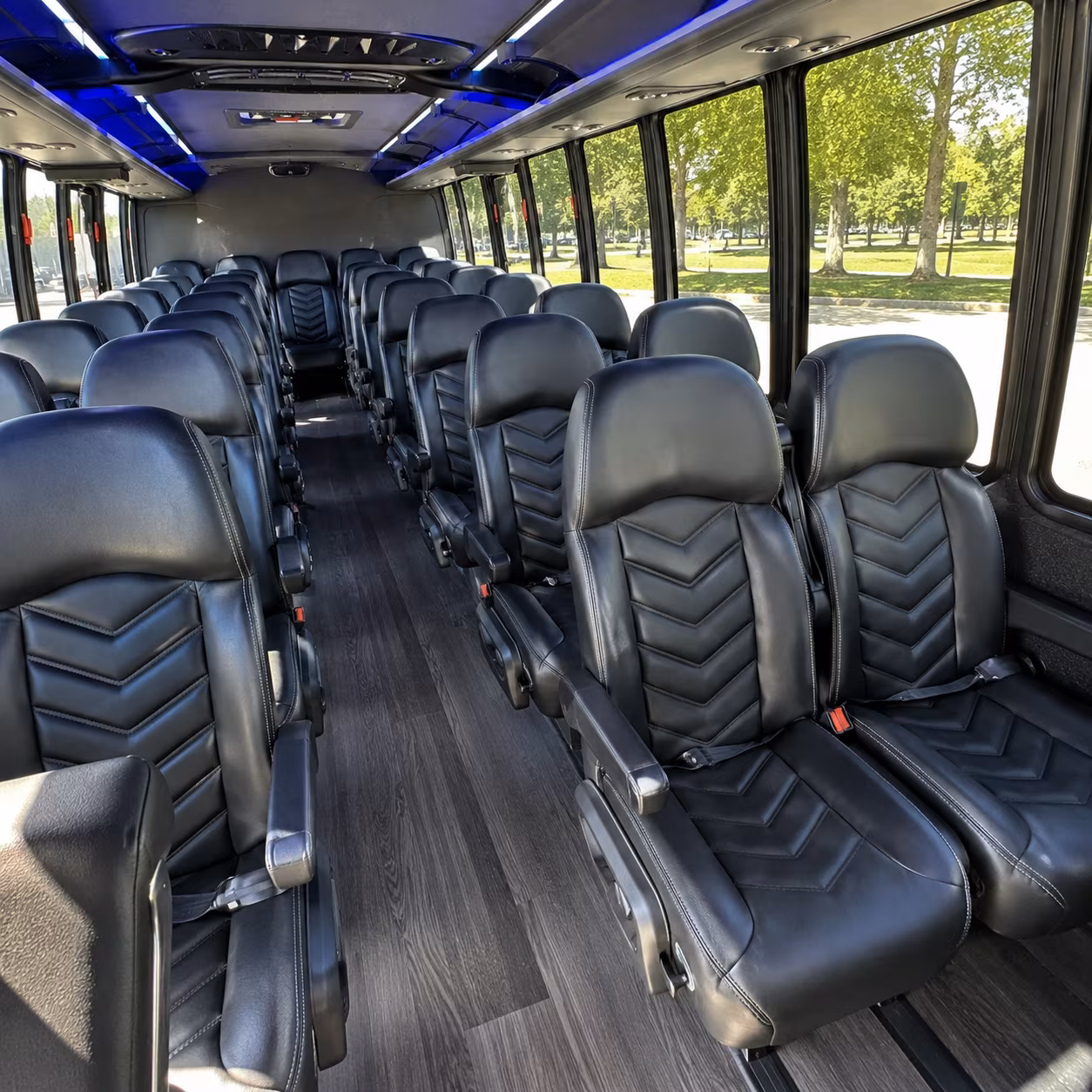 tallahassee 30 passenger minibus inside