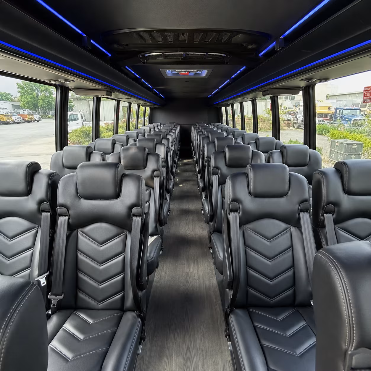 tallahassee 35 passenger minibus interior