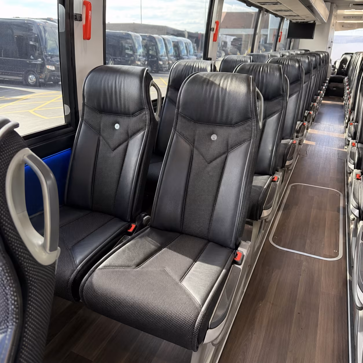 tallahassee 40 passenger charter bus interior
