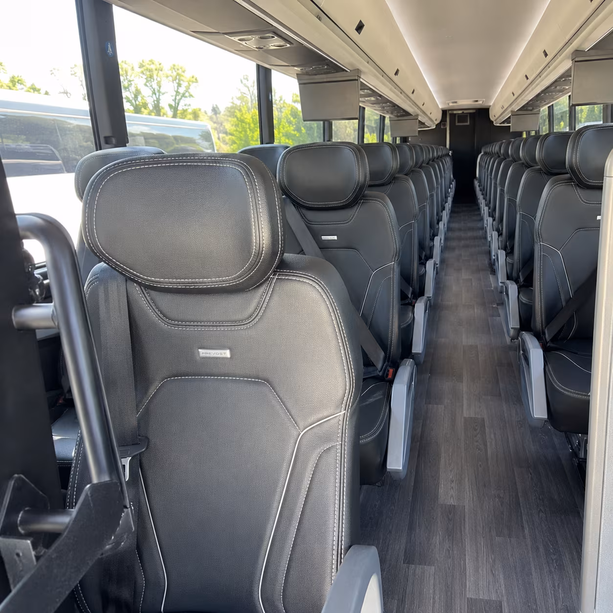 tallahassee 47 passenger charter bus interior