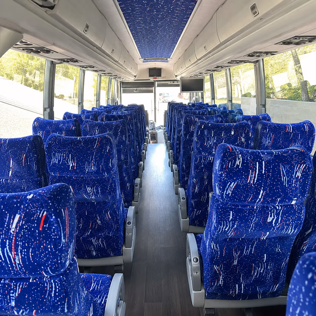 tallahassee 50 passenger charter bus interior