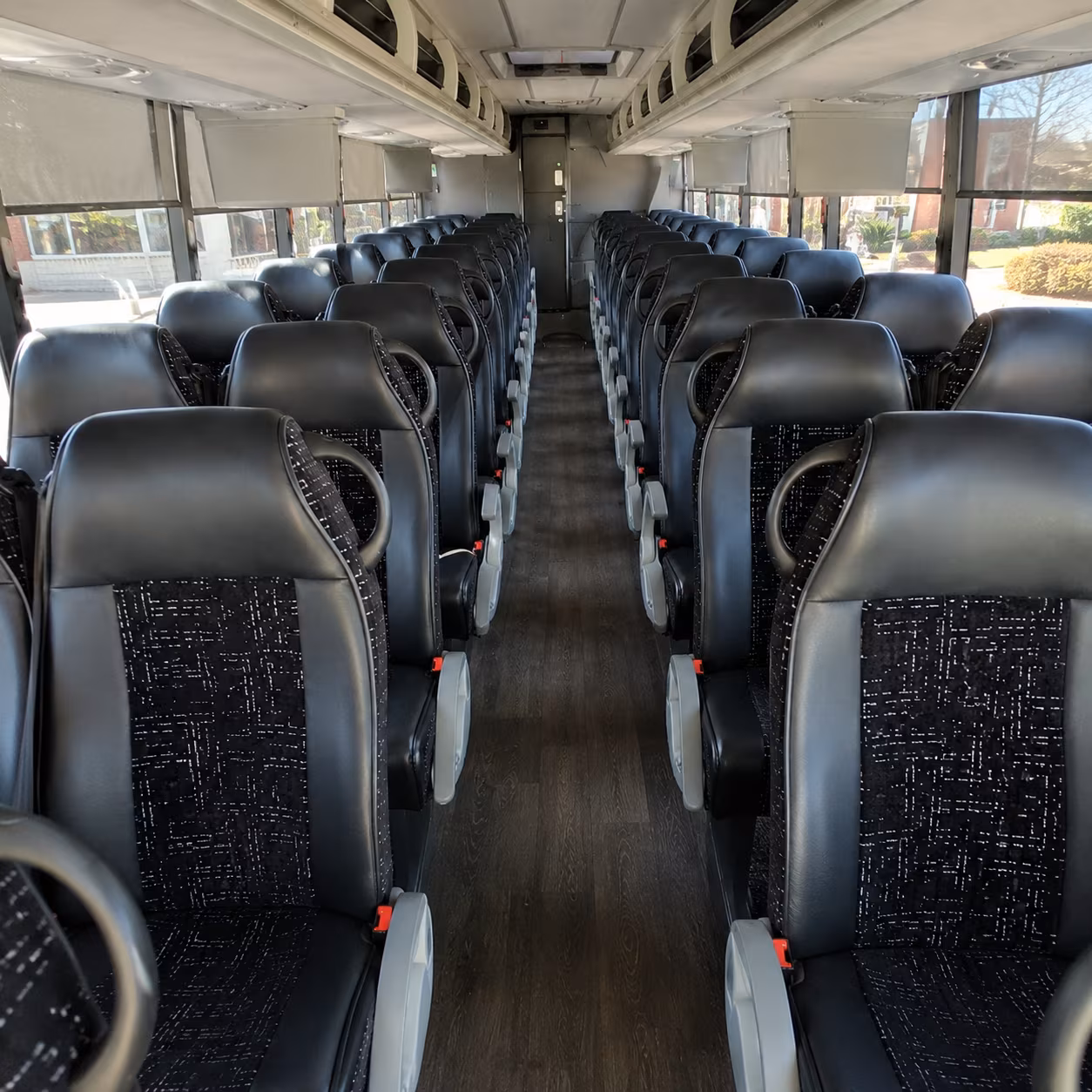 tallahassee 54 passenger charter bus inside