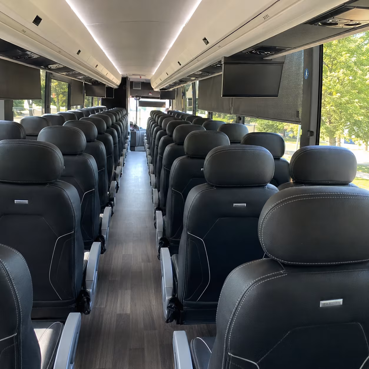 tallahassee charter bus inside